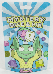 Mystery Dice Goblins: 7 Set Polyhedral Resin Mystery Dice & PIN 08870929